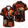 Cincinnati Bengals Sheet Ghost Boo Who Dey Halloween Hawaiian Shirt