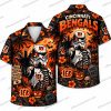 Cincinnati Bengals Michael Myers Who Dey Night Halloween Hawaiian Shirt