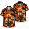 Cleveland Browns Witch Cat Pumpkin Night Halloween Hawaiian Shirt Cleveland Browns Witch Cat Pumpkin Night Halloween Hawaiian Shirt