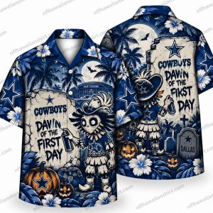 Dallas Cowboys Cowboys Till First Day Halloween Hawaiian Shirt