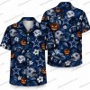 Dallas Cowboys Pumpkin Head Skeleton Halloween Hawaiian Shirt
