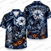 Dallas Cowboys Reaper Cowboys Graveyard Halloween Hawaiian Shirt Dallas Cowboys Reaper Cowboys Graveyard Halloween Hawaiian Shirt