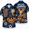 Dallas Cowboys Undead Player Graveyard Halloween Hawaiian Shirt