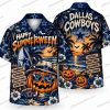 Dallas Cowboys Sugar Skull Happy Halloween Hawaiian Shirt