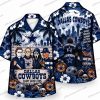 Dallas Cowboys Pink Heart Ghostface Halloween Hawaiian Shirt Dallas Cowboys Pink Heart Ghostface Halloween Hawaiian Shirt
