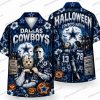 Dallas Cowboys Pumpkin Haunted Stadium Skyline Halloween Hawaiian Shirt Dallas Cowboys Pumpkin Haunted Stadium Skyline Halloween Hawaiian Shirt