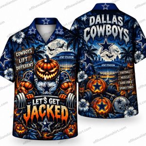 Dallas Cowboys Let’s Get Jacked Halloween Hawaiian Shirt