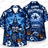 Dallas Cowboys Cute Pumpkin and Ghost Halloween Pattern Halloween Hawaiian Shirt Dallas Cowboys Cute Pumpkin and Ghost Halloween Pattern Halloween Hawaiian Shirt