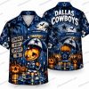 Dallas Cowboys Cute Ghost Halloween Repeat Halloween Hawaiian Shirt