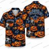 Dallas Cowboys Halloween Cat Tropical Night Halloween Hawaiian Shirt