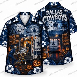Dallas Cowboys Rest In Peace Western Halloween Hawaiian Shirt