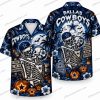 Dallas Cowboys Cute Ghost Halloween Repeat Halloween Hawaiian Shirt
