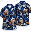 Dallas Cowboys Reaper Graveyard Halloween Hawaiian Shirt
