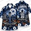 Dallas Cowboys Skeleton Cowboy Stadium Halloween Hawaiian Shirt Dallas Cowboys Skeleton Cowboy Stadium Halloween Hawaiian Shirt