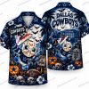 Dallas Cowboys Cute Pumpkin and Ghost Halloween Pattern Halloween Hawaiian Shirt Dallas Cowboys Cute Pumpkin and Ghost Halloween Pattern Halloween Hawaiian Shirt