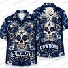 Dallas Cowboys Hello Kitty Witch Repeat Halloween Hawaiian Shirt Dallas Cowboys Hello Kitty Witch Repeat Halloween Hawaiian Shirt