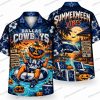 Dallas Cowboys Pumpkin Cowboy Lantern Night Halloween Hawaiian Shirt