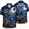 Dallas Cowboys Michael Myers Pumpkin Night Halloween Hawaiian Shirt Dallas Cowboys Michael Myers Pumpkin Night Halloween Hawaiian Shirt