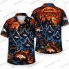 Denver Broncos Ghostface Sunset Halloween Hawaiian Shirt Denver Broncos Ghostface Sunset Halloween Hawaiian Shirt