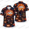 Denver Broncos Spooky Schnauzer Society Halloween Hawaiian Shirt Denver Broncos Spooky Schnauzer Society Halloween Hawaiian Shirt