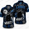Detroit Lions Sugar skull Halloween Hawaiian Shirt Detroit Lions Sugar skull Halloween Hawaiian Shirt