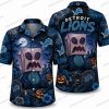 Detroit Lions Charlie Brown and Snoopy football Halloween Hawaiian Shirt