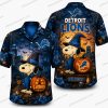 Detroit Lions Jason Voorhees pumpkin Halloween Hawaiian Shirt