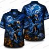 Detroit Lions Jack-o-lantern football Halloween Hawaiian Shirt Detroit Lions Jack-o-lantern football Halloween Hawaiian Shirt