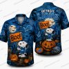 Detroit Lions Skeleton hand repeat Halloween Hawaiian Shirt Detroit Lions Skeleton hand repeat Halloween Hawaiian Shirt