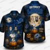 Detroit Lions Undead football player Halloween Hawaiian Shirt Detroit Lions Undead football player Halloween Hawaiian Shirt