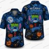 Detroit Lions Evil clown Halloween Hawaiian Shirt