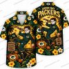 Green Bay Packers Ghostface Horror Halloween Hawaiian Shirt