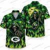 Green Bay Packers Snoopy Pumpkin Halloween Hawaiian Shirt