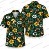 Green Bay Packers Skeleton Graveyard Halloween Hawaiian Shirt