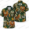 Green Bay Packers Gothic Family Summerween Halloween Hawaiian Shirt Green Bay Packers Gothic Family Summerween Halloween Hawaiian Shirt