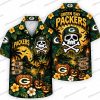 Green Bay Packers Haunted Castle Halloween Hawaiian Shirt Green Bay Packers Haunted Castle Halloween Hawaiian Shirt
