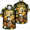 Green Bay Packers Grim Reaper Night Halloween Hawaiian Shirt