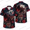 Houston Texans Ghostface Hello Kitty Mashup Halloween Hawaiian Shirt Houston Texans Ghostface Hello Kitty Mashup Halloween Hawaiian Shirt