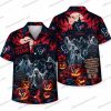 Houston Texans Haunted Castle Pumpkin Night Halloween Hawaiian Shirt
