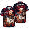 Houston Texans Ghostface Chainsaw Halloween Hawaiian Shirt Houston Texans Ghostface Chainsaw Halloween Hawaiian Shirt