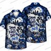 Indianapolis Colts Skeleton Ghost Beach Friends Halloween Hawaiian Shirt