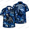 Indianapolis Colts Sheet Ghost Beach Halloween Hawaiian Shirt Indianapolis Colts Sheet Ghost Beach Halloween Hawaiian Shirt