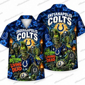 Indianapolis Colts Return of the Living Dead Halloween Hawaiian Shirt