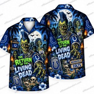 Indianapolis Colts Return of the Living Dead Halloween Hawaiian Shirt