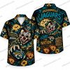 Jacksonville Jaguars Skeleton Riders Spooky Beach Club Halloween Hawaiian Shirt Jacksonville Jaguars Skeleton Riders Spooky Beach Club Halloween Hawaiian Shirt