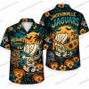 Jacksonville Jaguars Ghost Horde Graveyard Halloween Hawaiian Shirt