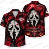 Kansas City Chiefs Ghostface Panel Repeat Halloween Hawaiian Shirt Kansas City Chiefs Ghostface Panel Repeat Halloween Hawaiian Shirt