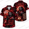 Kansas City Chiefs Classic Horror Repeat Halloween Hawaiian Shirt Kansas City Chiefs Classic Horror Repeat Halloween Hawaiian Shirt
