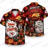 Kansas City Chiefs Skeleton Stadium Night Halloween Hawaiian Shirt