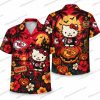 Kansas City Chiefs Starry Pumpkin Night Halloween Hawaiian Shirt Kansas City Chiefs Starry Pumpkin Night Halloween Hawaiian Shirt